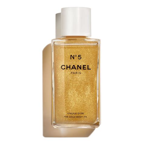 chanel n5 gold body oil|chanel number 5 body oil.